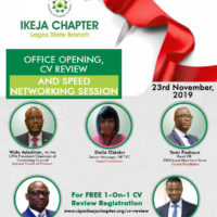 CIPM Ikeja Chapter Announces New OFFICE OPENING, FREE CV REVIEW & SPEED NETWORKING SESSION
